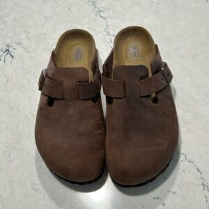 Women’s Birkenstock Boston clog size 38, “Havana” brown